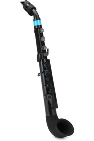 Resim Hype Store Nuvo Soprano Saksafon, Siyah/Mavi (N520JBBL) 