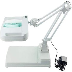 Resim Nikula-5x 10x Büyüteç - Led Işıklı Süper Parlak Enerji Tasarruflu Masa Lambası Beyaz 