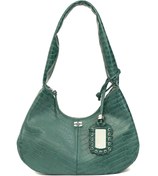 Resim GANNI Bou Koyu Yeşil Kadın Deri Çanta 