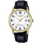 Resim Casıo Mtp-v002gl-7budf Erkek Kol Saati Altın 