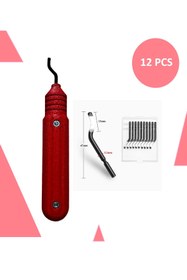 Resim BGA raspa çapak alma aleti metal ahşap plastik çapak kazıyıcı seti 12 pcs 
