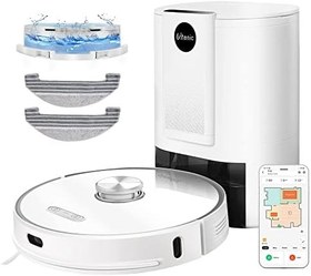 Resim Ultenic T10 Otomatik Çöp İstasyonlu Robot Süpürge, 3000Pa, Beyaz 