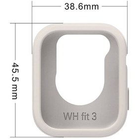 Resim Huawei Watch Fit 3 Yumuşak Tpu Silikon Kasa Koruyucu Zore Watch Gard 34 Casesuar 