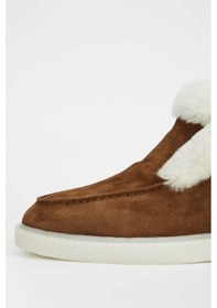 Resim Tamer Tanca Kadın Hakiki Deri Kahverengi Casual Bot 902 4044 Bn Bot Sk23/24 Tutun Suet Kahverengi 