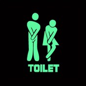 Resim 1 takım ışıldayan çıkartmalar - tuvalet banyo floresan duvar çıkartmaları, karanlıkta parlayan duvar çıkartmaları - tuvalet çıkartmaları - kapı çıkartmaları - Çıkartmalar - yeşil ışık çıkartmaları - çıkartmalar - duvar çıkartmaları - kendinden yapışkanlı PVC duvar çıkartmaları, oda ev festivali 