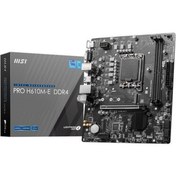 Resim Store MB Pro H610M-E Ddr4 Soket 1700 Ddr4 3200(OC) HDMI VGA M.2 Usb3.2 1x 1g Lan Matx Anakart 