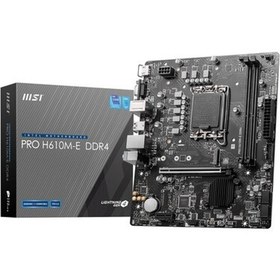 Resim Store MB Pro H610M-E Ddr4 Soket 1700 Ddr4 3200(OC) HDMI VGA M.2 Usb3.2 1x 1g Lan Matx Anakart 