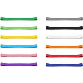 Resim Bloomnest 12 Adet Plaj Havlusu Bantları, Elastik Tutucu, Sandalye Klipsleri, Renkli Havlu Bandları - Altın/siyah Altın - Siyah 