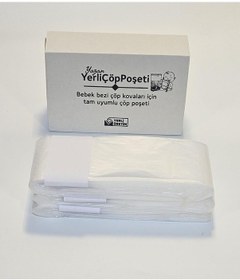 Resim Missidea Motek Bebek Bezi Kovaları İçin Muadil Çöp Poşeti 3lü 