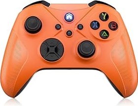 Resim Gamrombo PC Controller for PC Windows, Steam, iOS, Android Wireless PC Gamepad Support Turbo/Dual Shock/3.5mm Audio Jack/Macro 