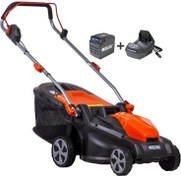 Resim Oleo-Mac Gi 40 P Akülü Çim Biçme Makinesi 5.0 Ah Akü ve Şarj Cihazlı 