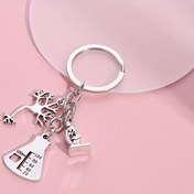 Resim Mikroskop Anahtarlık Biyoloji Bilim Kimya Metal Anahtarlık Çanta Sırt Çantası Araba Anahtarlığı Şanslılık Mezuniyet Öğretmenler Günü Hediyesi 