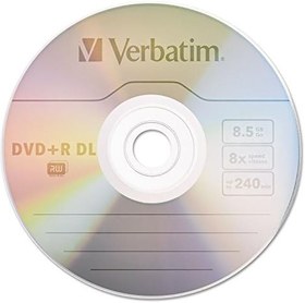 Resim Verbatim Markalı Yüzeyli DVD+R DL 8.5GB 8X - 30pk Mil - 96542 