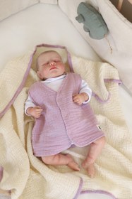 Resim Ninna Kids Multi Müslin Bebek & Çocuk Yelek - Lila 