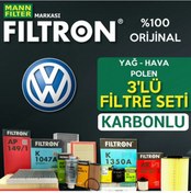 Resim Vw Golf 5 1.4 Tsi Mann Filtron Filtre Bakım Seti 2006-2009 