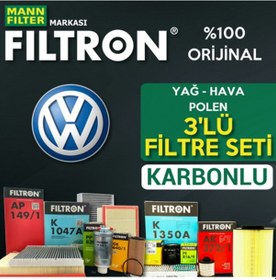 Resim Vw Golf 5 1.4 Tsi Mann Filtron Filtre Bakım Seti 2006-2009 