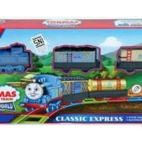 Resim Thomas Tren Tomas Tren ve Arkadaşları-11 Parça Pilli Tren Seti 