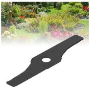 Resim Tenfowee Mangan Çelik Kesici Bıçak, Testere Dişli Desenli, Kalınlaşmış, Dayanıklı, Çim Biçme Makinesi Aksesuarı, Hızlı Ve Sıkı Kesim, 25mm Çap Delikli 