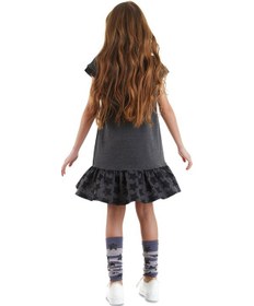 Resim Denokids Mshb&g Yıldızlı Unicorn Kız Çocuk Elbise Çok Renkli 