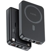 Resim X-Level X-PowerMagDuo Magsafe Uyumlu 10.000 mAh 15W PD 20W Kablosuz Powerbank - Taşınabilir Şarj Cihazı 