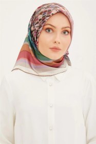 Resim Armine Twill İpek Eşarp 23ya8934 02 Çok Renkli 