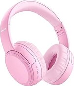 Resim Nabevi Bluetooth kulaklık, çocuklar için, kablosuz ve kablolu, 85/93dB ses sınırı, Bluetooth 5.1, HD stereo, katlanabilir, kulak üstü çocuk kulaklığı, mikrofonlu, tablet/iPad/cep telefonları/PC için 