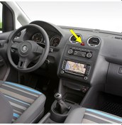 Resim VW Touran 2011-2015 Dörtlü Flaşör Düğmesi İkaz Tuşu 1T0953509B 