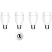 Resim Pazly Alexa Entegre Led Ampul, Renk Değiştirme, B22 Bağlantılı, 7w, Uzaktan Kontrol Ve Google Home Uyumluluğu 