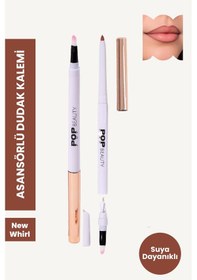 Resim Dudak Kalemi, Suya Dayanıklı, Asansörlü, Waterproof Lıplıner- New Whirl 8684415590138 Pembe 