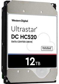 Resim WD Ultrastar DC HC520 HUH721212ALE600 3.5" 12 TB 7200 RPM SATA 3 HDD 