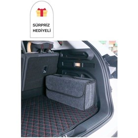 Resim Araba Bagaj Çantası Araç Oto Aksesuar Bagaj Düzenleyici Organizer 