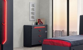 Resim Gamer Modern Genç Odası Takımı - Olsun / Olmasın 