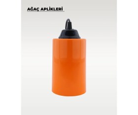 Resim Şık Turuncu Ağaç Feneri, Ortamınıza Renk ve Işık Katacak Tasarım! 