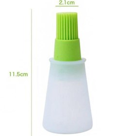 Resim Tekno İstanbul Yumuşacık Silikon Hazneli Yağlama Soslama Yumurta Sürme Fırçası 