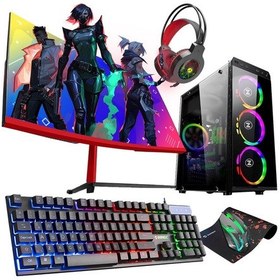 Resim Zeiron NFX60 i5-10400F 32 GB 1 TB HDD+256 GB M.2 SSD 4 GB GTX1650 165 Hz 24" Masaüstü Bilgisayar 