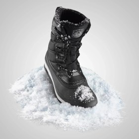Resim Decathlon Quechua Erkek Kar Botu - Bağcıklı - Su Geçirmez Özellikli Siyah SH500 X-Warm 