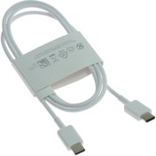 Resim Samsung BEYAZ USB KABLO SM-A715 Galaxy A71 GİRİŞ TİPİ TYPE-C TO TYPE-C EP-DN980BWE 