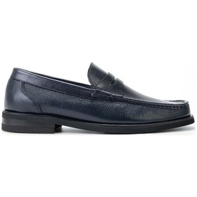 Resim Tamer Tanca Erkek Hakiki Deri Lacivert Loafer Ayakkabı 1008 01987 Erk Ayk Sk23/24 Lacı Bfl/lacı Gyk Lacivert 