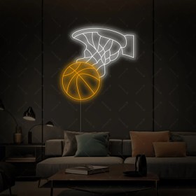 Resim HONEY CONCEPT Potaya Giren Basket Topu Neon Led 