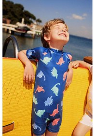 Resim Defacto Erkek Bebek Dinazor Desenli Mayo E3354a525smın231 İndigo 