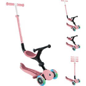 Resim Globber Go Up Active Işıklı Scooter - Koyu Pastel Pembe 