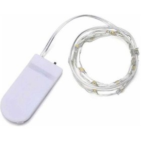 Resim Peri Led Işık İnce Pil Yataklı Gün Işığı Tel Şerit Led Kendinden Pilli 1,5 Metre Tüm Yaşlar 