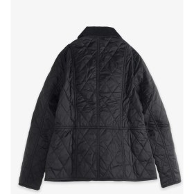Resim Barbour Summer Liddesdale Kız Kapitone Ceket BK71 Black Gardenia 