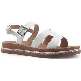 Resim Polaris 325093.z 5fx Beyaz Kadın Düz Sandalet 000000000101985530 Beyaz 