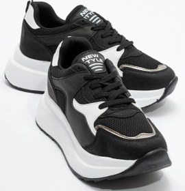 Resim MP Fashion Venedik Bağcıksız Cırtlı Yüksek Taban Cilt Kadın Spor Sneaker Ayakkabı Bt Beyaz 