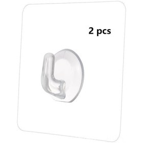 Resim Youtek 6x6 Cm Yüksek Dayanıklı Şeffaf Izsiz Plastik Kanca, Delme Yok Duvar Koruyucu, Sabit Tutucu, Küçük Eşyaları Düzenle 2 Adet 