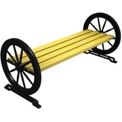 Resim PARKSAN AHŞAP Parksan Metal Ayak Bank 150(L)x40(W)x45(H) 