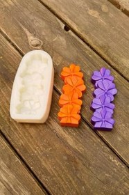 Resim Rufus Concept Erik Çiçeği Sütun Tekli Silikon Mum Kalıbı 