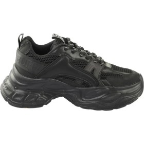 Resim Kadın Oxford ( Klasik) 1636486 Buffalo Yuno - Vegan Nappa/mesh- Black 