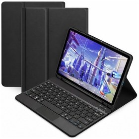 Resim Microcase Honor Pad 10 12.1 İnch Tablet İçin Bluetooth Touchpad Klavye + Standlı Kılıf - Bkk5 